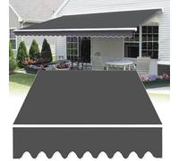 Toile de rechange hydrofuge pour auvent - 2 m/3 m/4 m/5 m - Toile en polyester durable prête à être cousue, parfaite pour une utilisation en extérieur et solutions d'ombrage de jardin