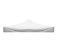 Toile de rechange imperméable blanche pour toit de gazebo 3x6 pliable avec velcro G