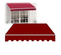 Toile de rechange imperméable en polyester pour auvent - Housse de pare-soleil idéale pour les auvents d'extérieur et les stores de terrasse.