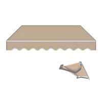 Toile de rechange imperméable et durable - Protection UV - Pour balcon, jardin, piscine - 600 x 350 cm - Utilisation extérieure