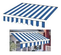 Toile de Rechange imperméable et rétractable pour auvent de terrasse - Auvent pour fenêtres, Portes, marchés, terrasses et patios - Bâche en Toile de qualité supérieure pour Une pr
