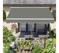 Toile de rechange imperméable pour auvent avec protection UV - Pas de cadre nécessaire - Toile idéale pour terrasse et balcon - 3 x 1,5 m