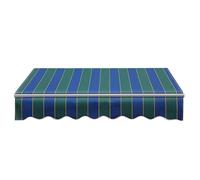 Toile de rechange imperméable pour auvent de balcon, jardin, cafés et magasins - Installation facile, pas de cadre nécessaire