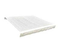 Toile de rechange imperméable pour auvent de jardin, 500 x 300 cm, tissu durable pour pare-soleil d'extérieur (cadre non inclus)