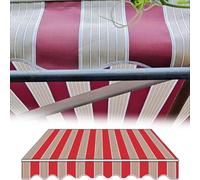 Toile de rechange imperméable pour auvent d'extérieur - Polyester Ripstop 320 g - Résistant aux UV - Cadre non inclus - Pour toutes les saisons