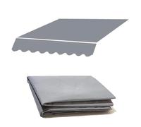 Toile de rechange imperméable pour auvent extérieur, matériau polyvalent pour balcons et jardins - En PVC Oxford - 16 x S - Résistant aux intempéries - Facile à installer