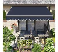 Toile de rechange imperméable pour auvent - Protection UV - Pas besoin de cadre - 3 x 2,5 m - Idéal pour terrasse et balcon