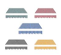 Toile de rechange imperméable pour auvent - Résistant aux UV - Toile résistante aux intempéries - Pour auvent - Bleu - 1,5 m