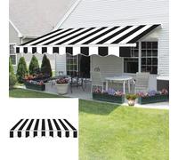 Toile de rechange imperméable pour auvents de terrasse, bâche pour fenêtres et portes, pour ombrage et pluie, sans cadre (G, 5,8 x 3 m)