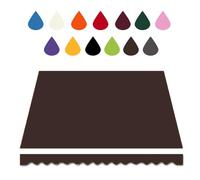 Toile de rechange imperméable pour Awnings Protection solaire en multicolore (marron) - Convient pour 200 cm à 600 cm 20 x 10 ft/600 x 300 cm Parfait pour les balcons et les patios