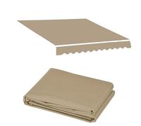 Toile de rechange imperméable pour balcon, utilisation extérieure, auvent polyvalent en PVC Oxford, pour jardin, terrasse et fenêtres (Q, 22)