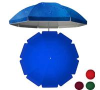 Toile de Rechange imperméable pour Parasol de Table Ronde, Protection UV, 3,6 m (12 pi), Compatible avec Les parasols de Jardin à 8 ou 10 Baleines. Couleur Bleue.