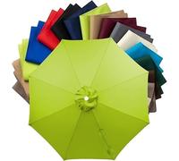 Toile De Rechange Imperméable Pour Parasol D'extérieur, Compatible Avec Les Parasols Ronds À 6 Ou 8 Baleines (6,6 À 13 Pieds). Toile Seule.