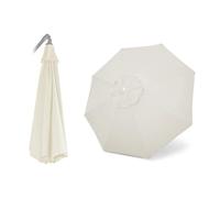 Toile de Rechange imperméable pour parasols de 23,5 m avec Protection UV UPF 30+ Durable, idéale pour Le Jardin, la terrasse et la Plage (6/8 Baleines).