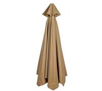 Toile de Rechange Parasol de Jardin Exterieur Deporte 3x3 Polyester imperméable 8 Bras Dessus Parapluie Remplacement