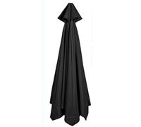 Toile de Rechange Parasol de Jardin Exterieur Deporte 3x3 Polyester imperméable 8 Bras Dessus Parapluie Remplacement