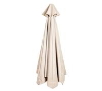 Toile de Rechange Parasol de Jardin Exterieur Deporte 3x3 Polyester imperméable 8 Bras Dessus Parapluie Remplacement
