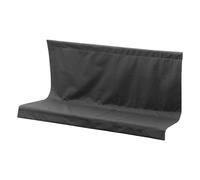 Toile De Rechange Pour Assise Balancelle | Housse De Siège De Balançoire Imperméable Résistante Aux UV, Pliable Housse De Protection Solaire Noire En Tissu Oxford 600D Pour Terrasse