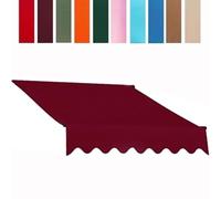 Toile de rechange pour auvent de balcon, toile imperméable, durable pour protection extérieure (bleu, 200 x 150 cm)