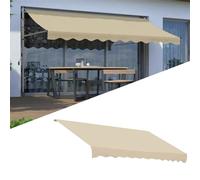 Toile de rechange pour auvent de jardin, auvent d'extérieur - 335 cm, idéal pour terrasse, arrière-cour et décoration de jardin, couleur beige