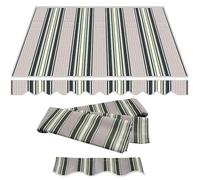 Toile de rechange pour auvent de terrasse électrique rétractable - Toile de rechange imperméable et anti-UV - Toile de rechange pour auvents manuels et électriques, housse d'abri d'extérieur