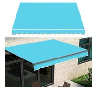 Toile de rechange pour auvent électrique rétractable - Imperméable - 100 % polyester 300 g - Avec cantonnière - Pour terrasse - Protection solaire durable