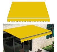 Toile de rechange pour auvent électrique rétractable - Imperméable - 100 % polyester 300 g - Avec cantonnière - Pour terrasse - Protection solaire durable