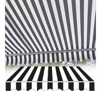 Toile de rechange pour auvent en polyester haute densité 320 g/m² - 2,5 x 2,1 m - Idéal pour l'extérieur