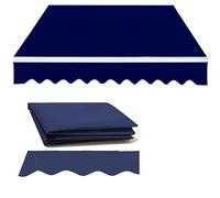 Toile de rechange pour auvent extérieur de véhicule récréatif - Couverture rétractable pour auvent extérieur sans cadre - 3,5 x 1,5 m