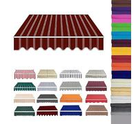 Toile de rechange pour auvent extérieur, housse en polyester imperméable et résistante aux UV pour terrasse, abris solaires et auvents de jardin, bâche durable et résistante aux intempéries