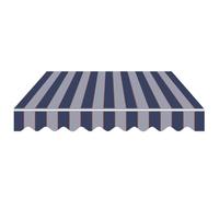 Toile de rechange pour auvent extérieur, terrasse, balcon, jardin - 4 couleurs et 21 tailles - Housse d'auvent et de rechange pour cantonnière