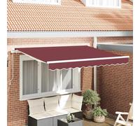 vidaXL Tissu de rechange pour auvent Marron 3 x 2 m Polyester