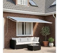 vidaXL Toile de rechange pour auvent Tissu résistant eau/UV/décoloration orange/marron – 300×250 cm