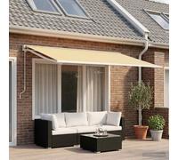 Vidaxl Toile De Rechange Pour Auvent Jaune Et Blanc 350 X 200 Cm