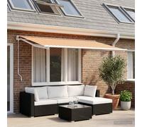 Toile de rechange pour auvent Polyester Tissu Solution d'ombre Parasol vidaXL vi