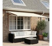 Toile de rechange pour auvent Polyester Tissu Solution d'ombre Parasol vidaXL vi
