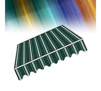 Toile de rechange pour auvent rétractable - 400 x 150 cm - Pour auvent manuel de terrasse - Compatible avec modèles 200/250/300 cm - Matériau résistant aux UV