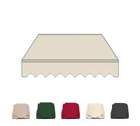 Toile de rechange pour auvent rétractable, housse pare-soleil pour extérieur, terrasse ou balcon, beige, 200 x 150 cm, durable et résistante aux intempéries