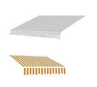 Toile de rechange pour auvent rétractable - Imperméable et résistant aux UV - Pour balcon - 3,5 m, 4 m, 5 m, 6 m - Bleu - 2 x 1,5 m