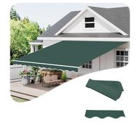 Toile de rechange pour auvents rétractables en polyester imperméable et résistant aux UV pour terrasse, balcon de 2 à 5 m, turquoise, 200 x 150 cm