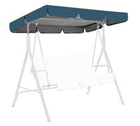 Toile de Rechange pour Balancelle 2 et 3 Places,Housse de Toit 210D Oxford ImperméAble,Imperméable Protection UV Housse de Rechange Toit de Balançoire Imperméable Gard(Size:75*52*6in,Color:Royal blue)