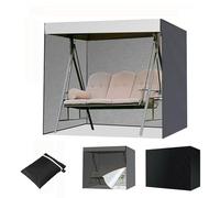 Toile de Rechange pour balancelle extérieure Pare-Soleil Housse pour balancelle de Patio hamac 3 Places abri de Jardin ou de véranda Gris 55 x 26 x 36 Pouces