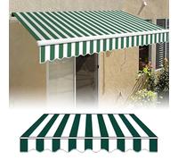 Toile de rechange pour parasol de balcon, 300 x 200/600 x 200 cm, pare-soleil rétractable pour terrasse, jardin, utilisation en extérieur (cadre non inclus) - Taille : 4 x 3,5 m, couleur D