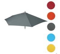 Toile de rechange pour parasol demi-rond Parla 300cm UV 50+ 3kg anthracite