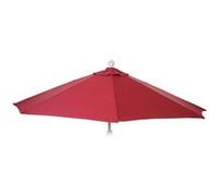 Housse De Rechange Pour Parasol Demi-Rond Parla, Housse De Rechange Pour Parasol, 300cm Tissu/Textile Uv 50+ 3kg Bordeaux Rouge