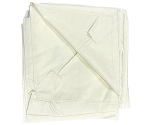 Toile de Rechange pour Parasol déporté Molokai 3x4m Beige - rectangulaire, Polyester déperlant et Anti-UV