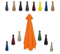 Toile De Rechange pour Parasol D'extérieur à 8 Baleines pour Jardin, Terrasse, Toile De Parasol Déporté Remplacement pour Cour