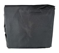 Toile de rechange pour parasol droit HAPUNA 2x3m noir - rectangulaire, polyester déperlant et anti-UV