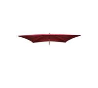 Toile De Rechange Pour Parasol En Bois Florida, Toile De Parasol De Jardin, 2x3m 6kg Bordeaux Rouge