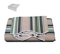 Toile de rechange pour parasol en polyester 280 g/m² - Résistante aux UV - Pour parasol de terrasse extensible de 3 x 2,4 m - Semelle da